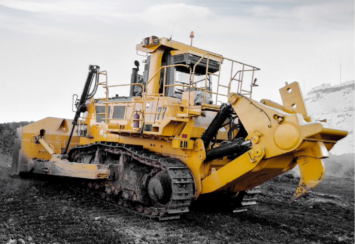 Bulldozer de cadenas grande de 70 toneladas