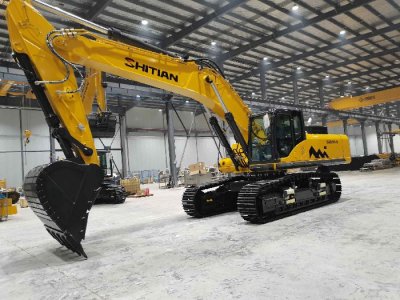 Pelle mécanique robuste de 49 tonnes pour l'exploitation minière et les grands chantiers de construction
