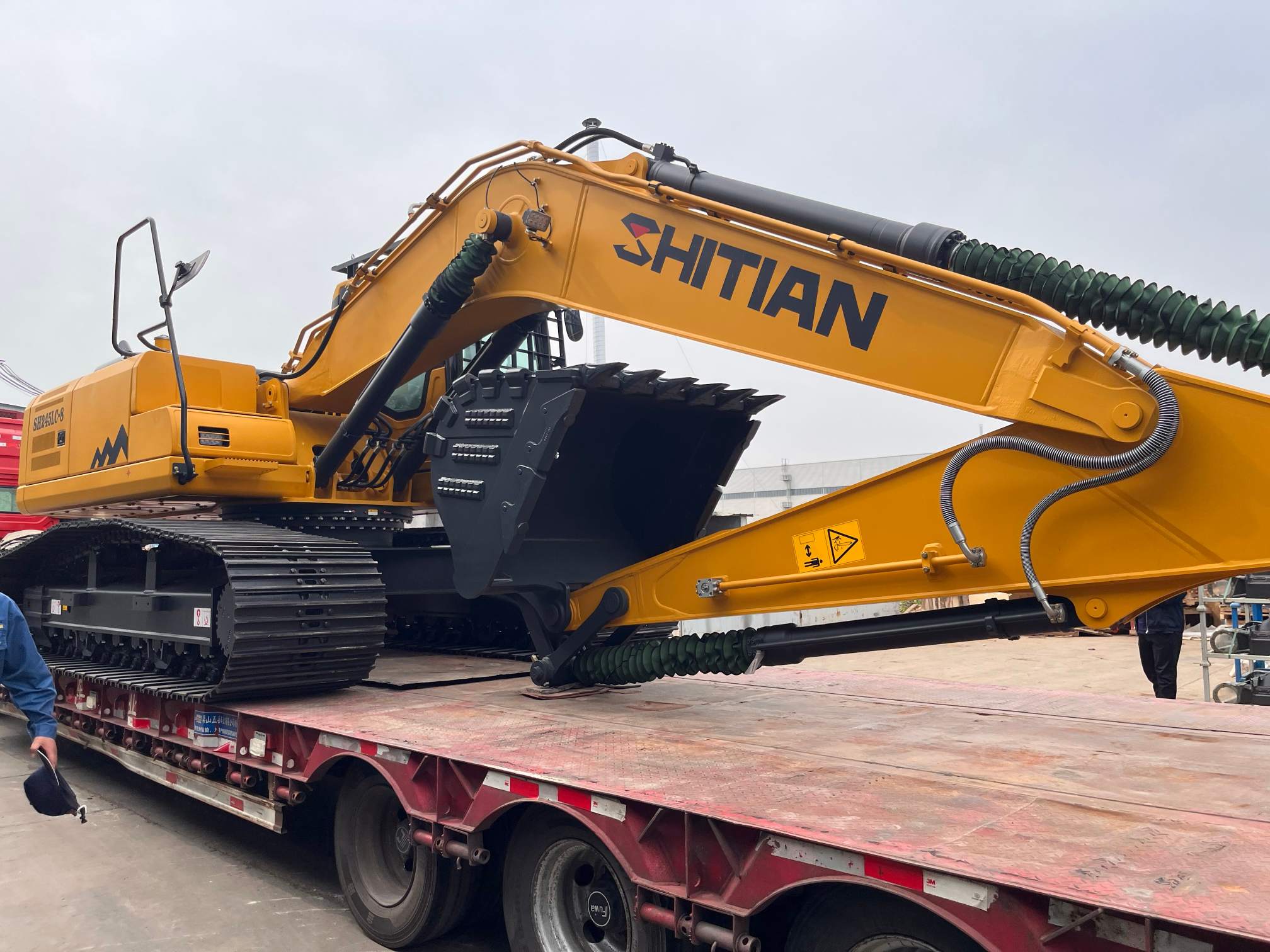Pelle hydraulique Shandong Shitian SH245LC-8 sur mesure expédiée – Modèle d'exportation haute performance