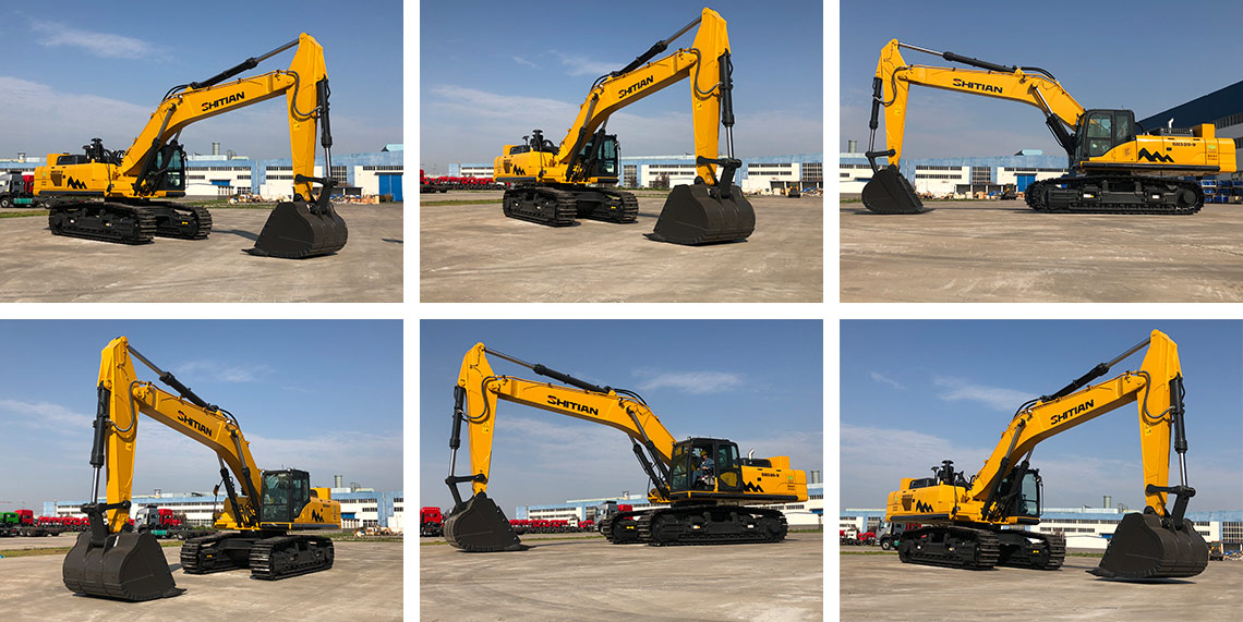 حفارة هيدروليكية كبيرة سعة 52 طنًا