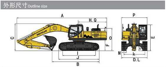 34 Tons Crawler Excavator