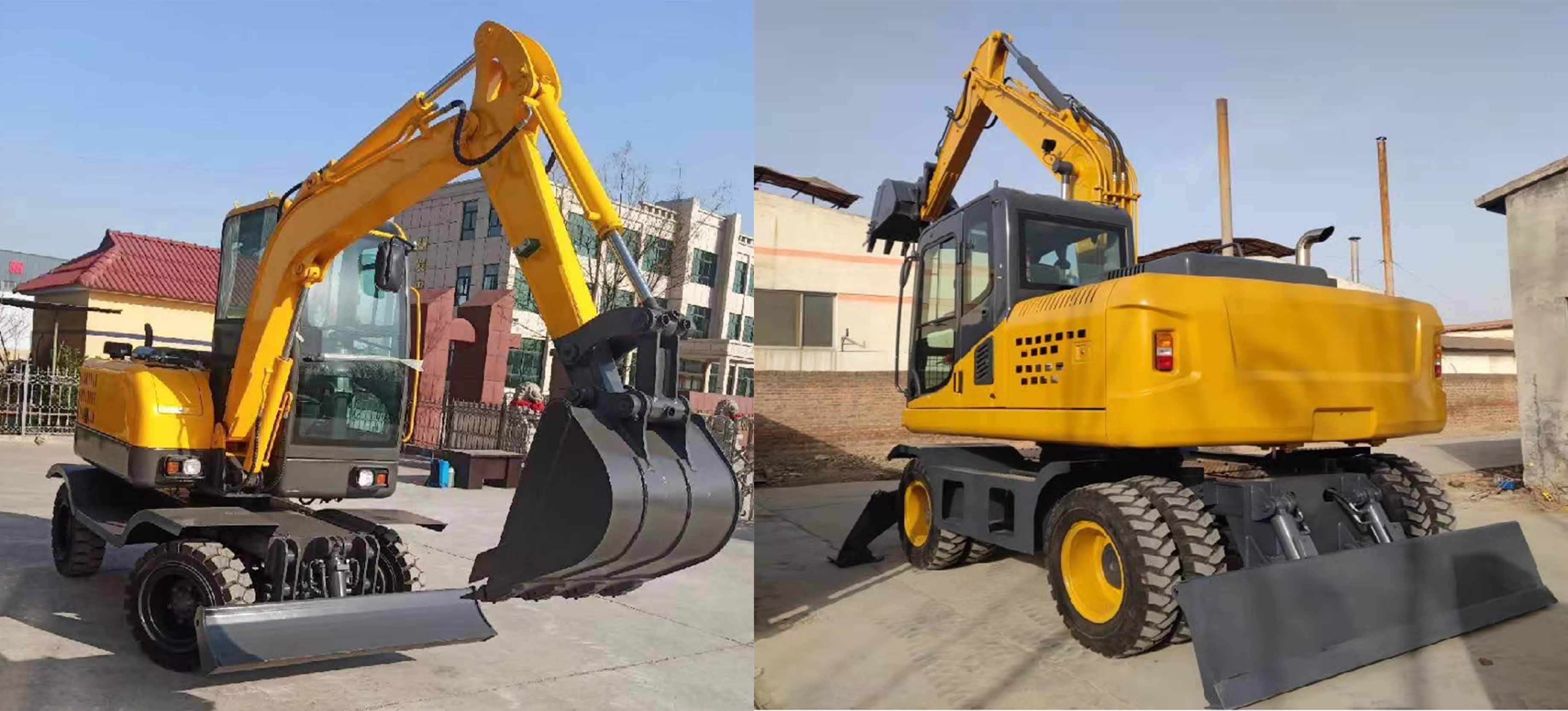 1.3Ton Wheel Excavator