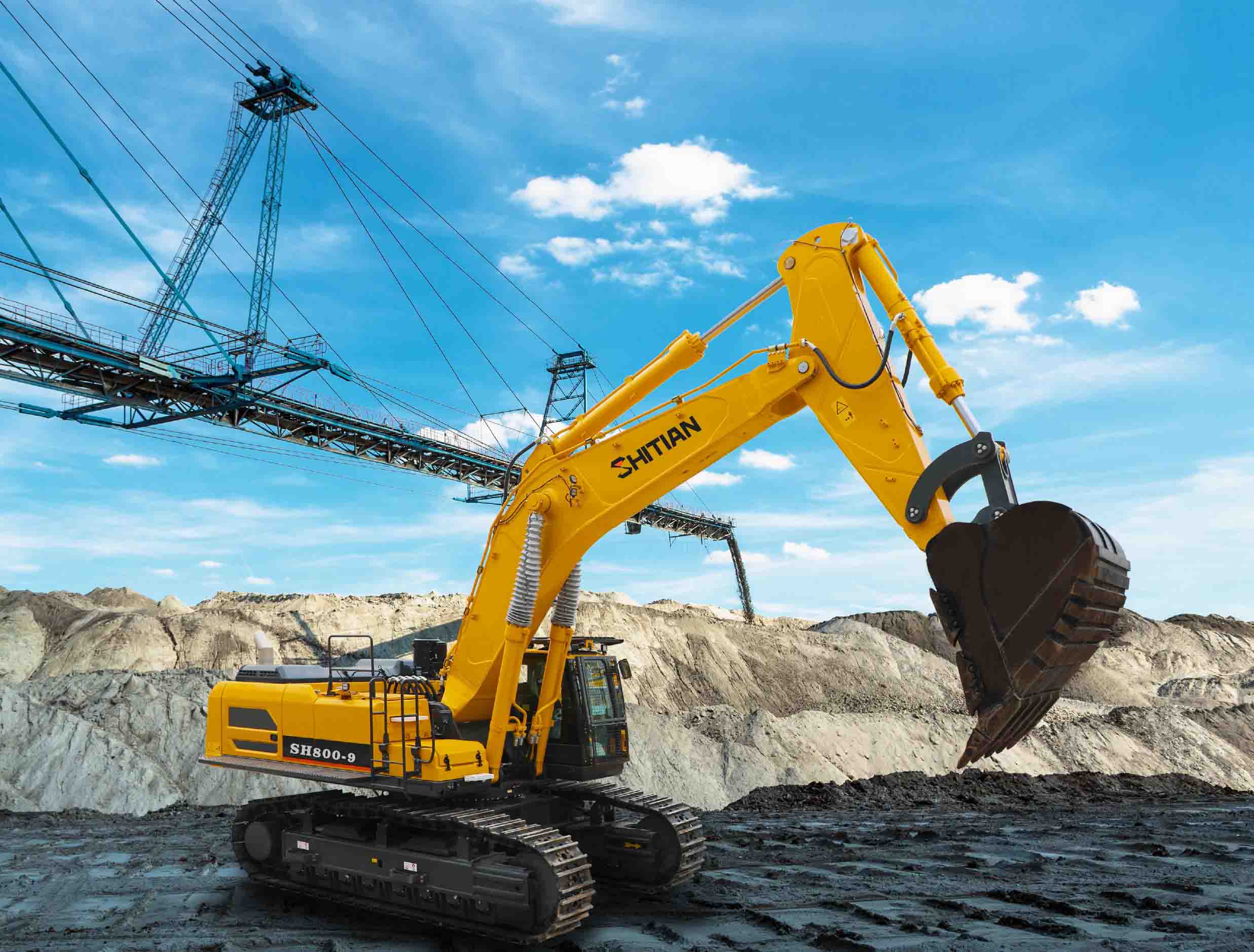 حفارة هيدروليكية 80 طن