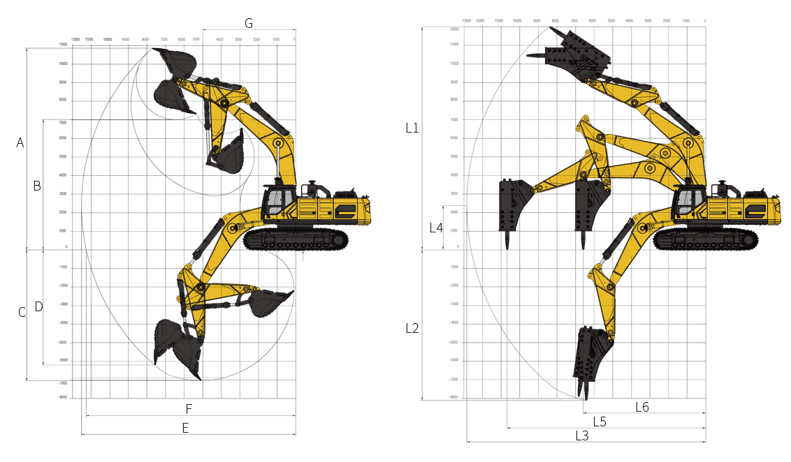 Excavadora hidráulica de 68 toneladas Excavadora hidráulica de 68 toneladas