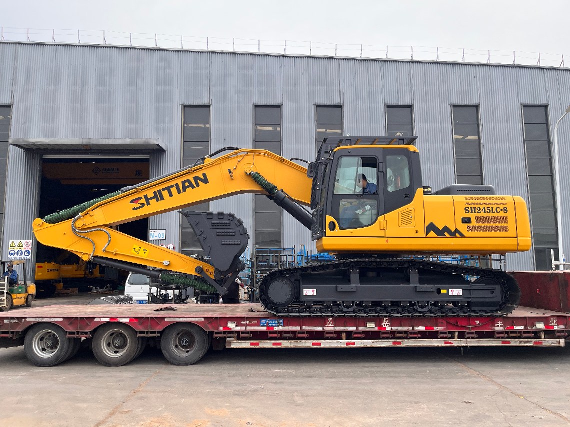 Pelle hydraulique Shandong Shitian SH245LC-8 sur mesure expédiée – Modèle d'exportation haute performance