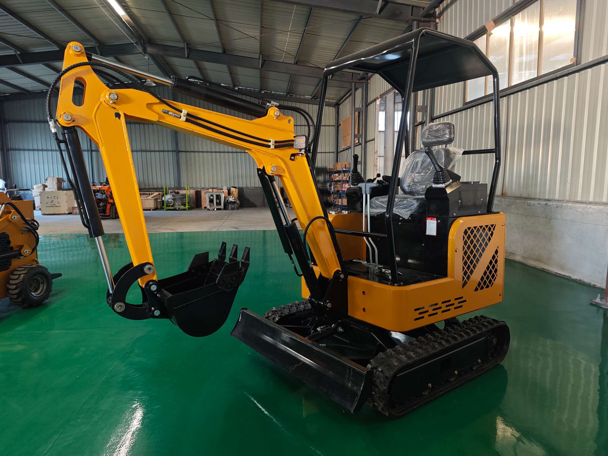 Мини-электрический экскаватор 0,8 тонны