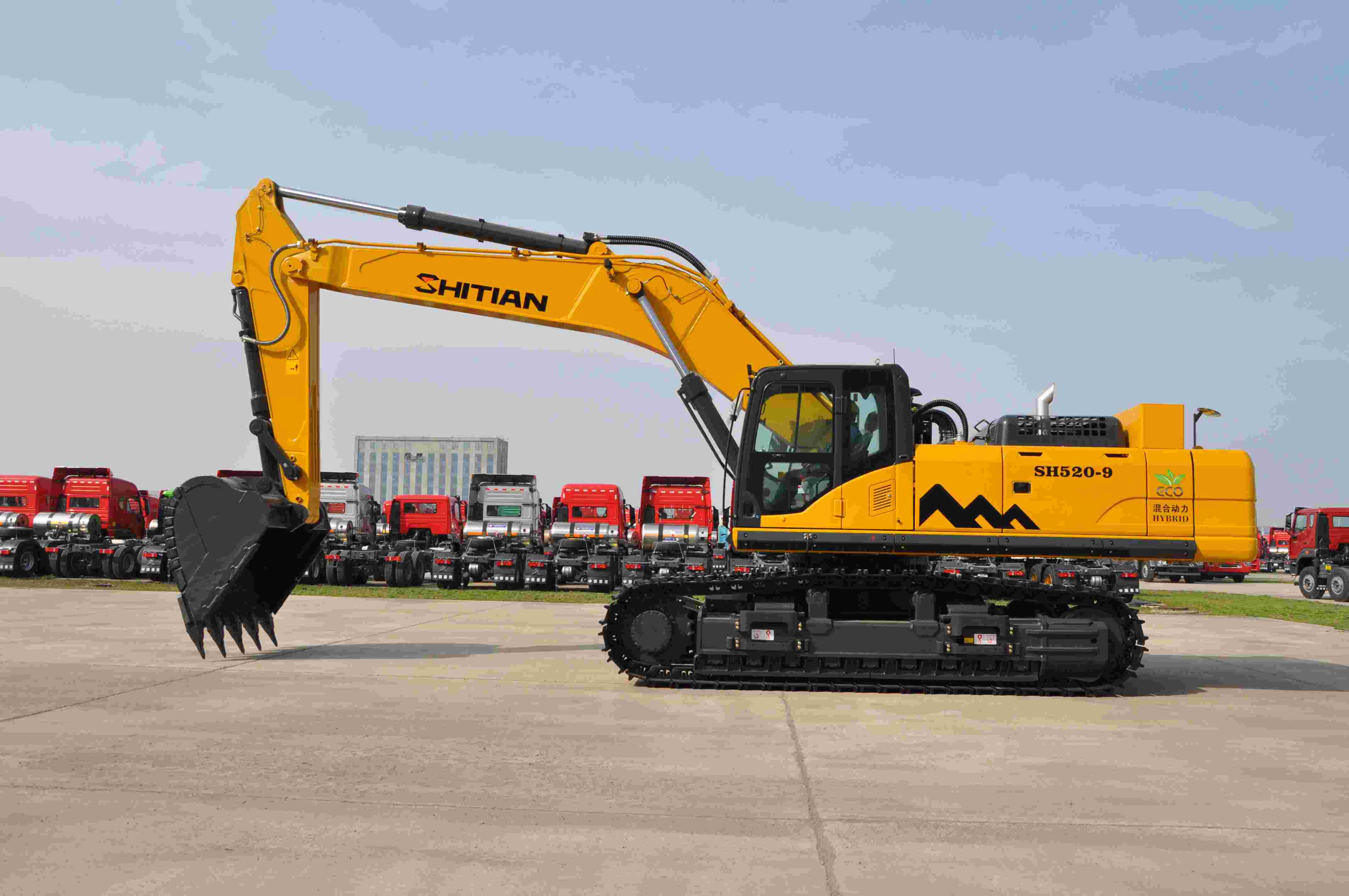 52-тонный гусеничный экскаватор