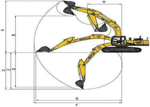 Excavadora de cadenas de 36 toneladas