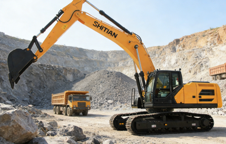 حفارة بوزن 13 طناً لعمليات التعدين والمحاجر