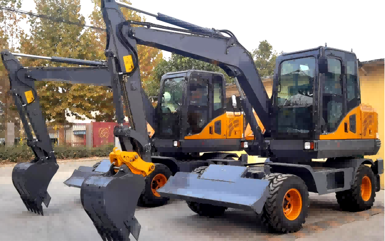 0.8Ton Wheel Excavator