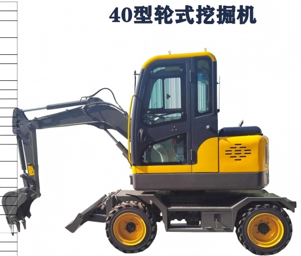 Shitian 4 Ton Wheeled Excavator