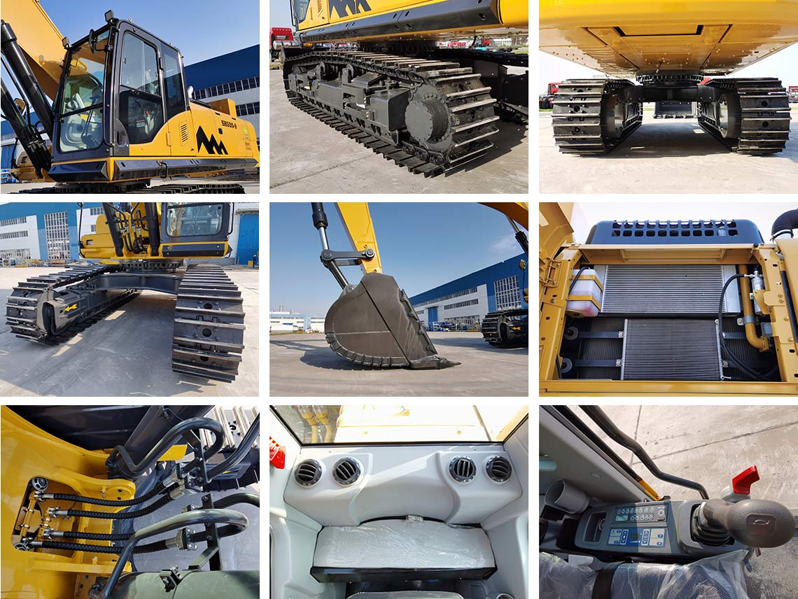 حفارة هيدروليكية كبيرة سعة 52 طنًا