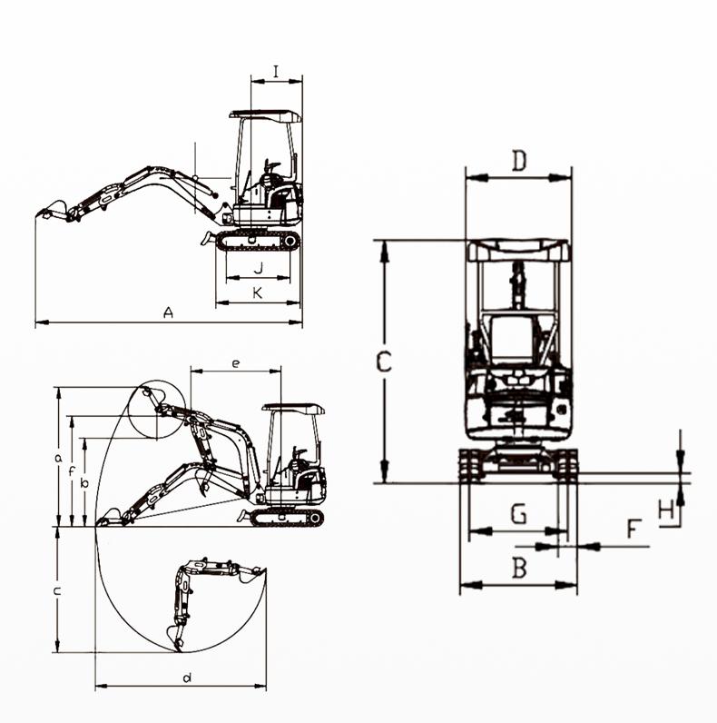 Мини-экскаватор 1,8 тонны