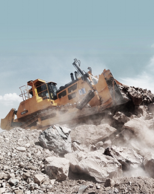 Large Crawler Bulldozer