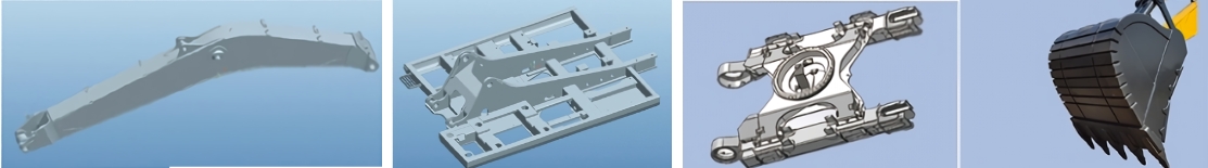 حفارة هيدروليكية كبيرة سعة 52 طنًا