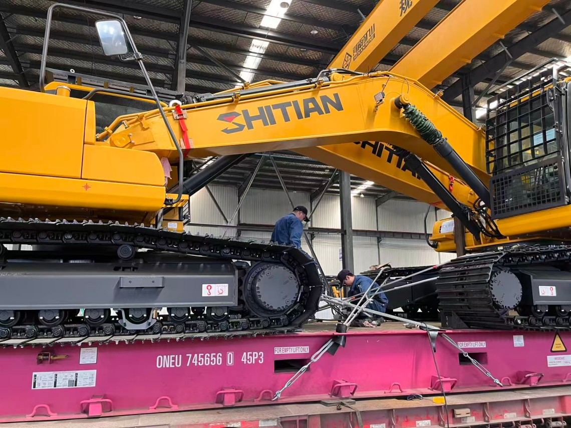 Excavator Container Loading & Securing Standards | Shitian Heavy