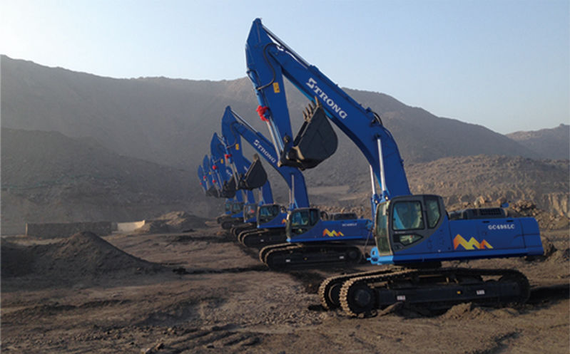 The construction site in Hebei