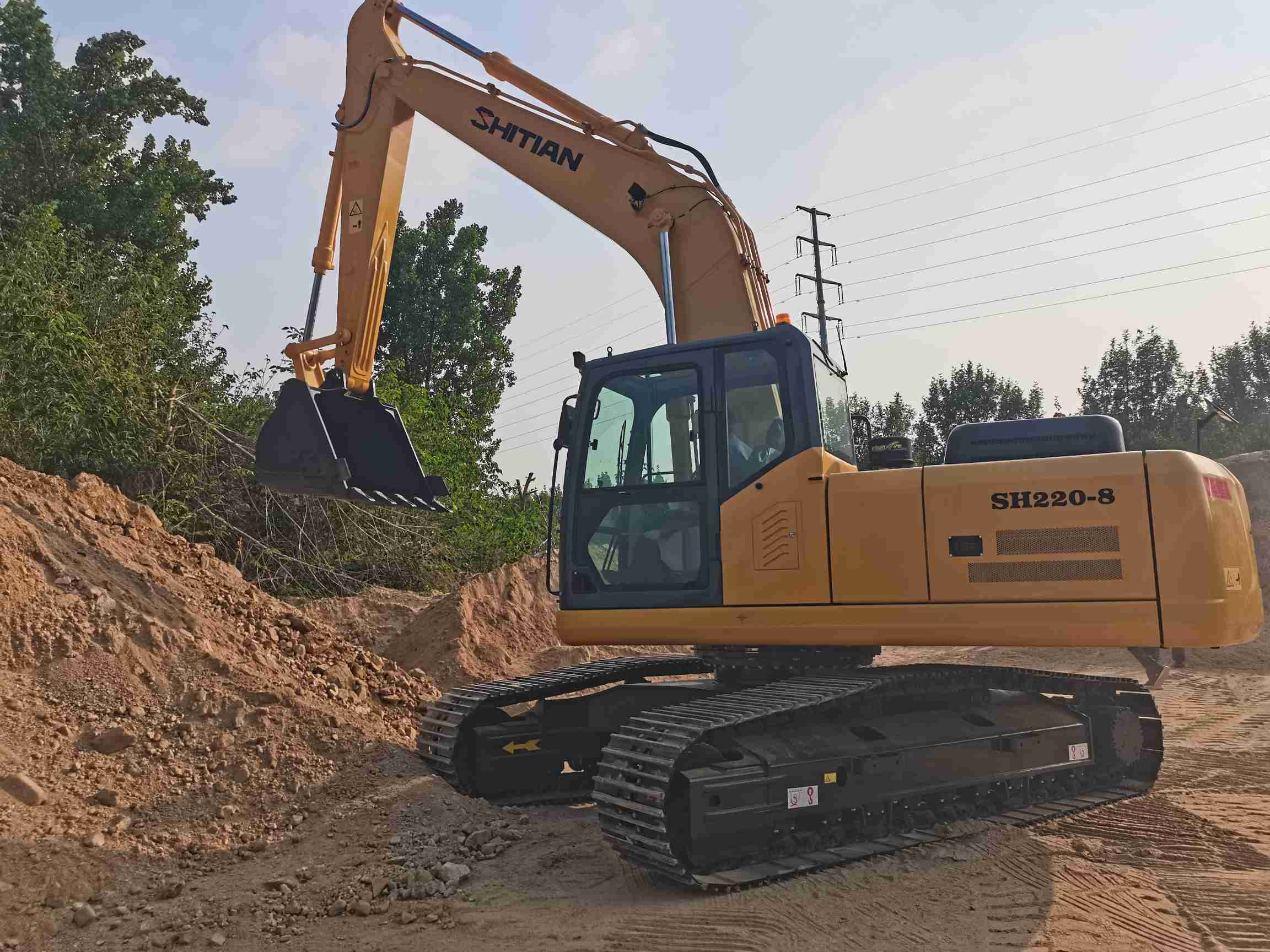 22 ton medium-sized crawler excavator