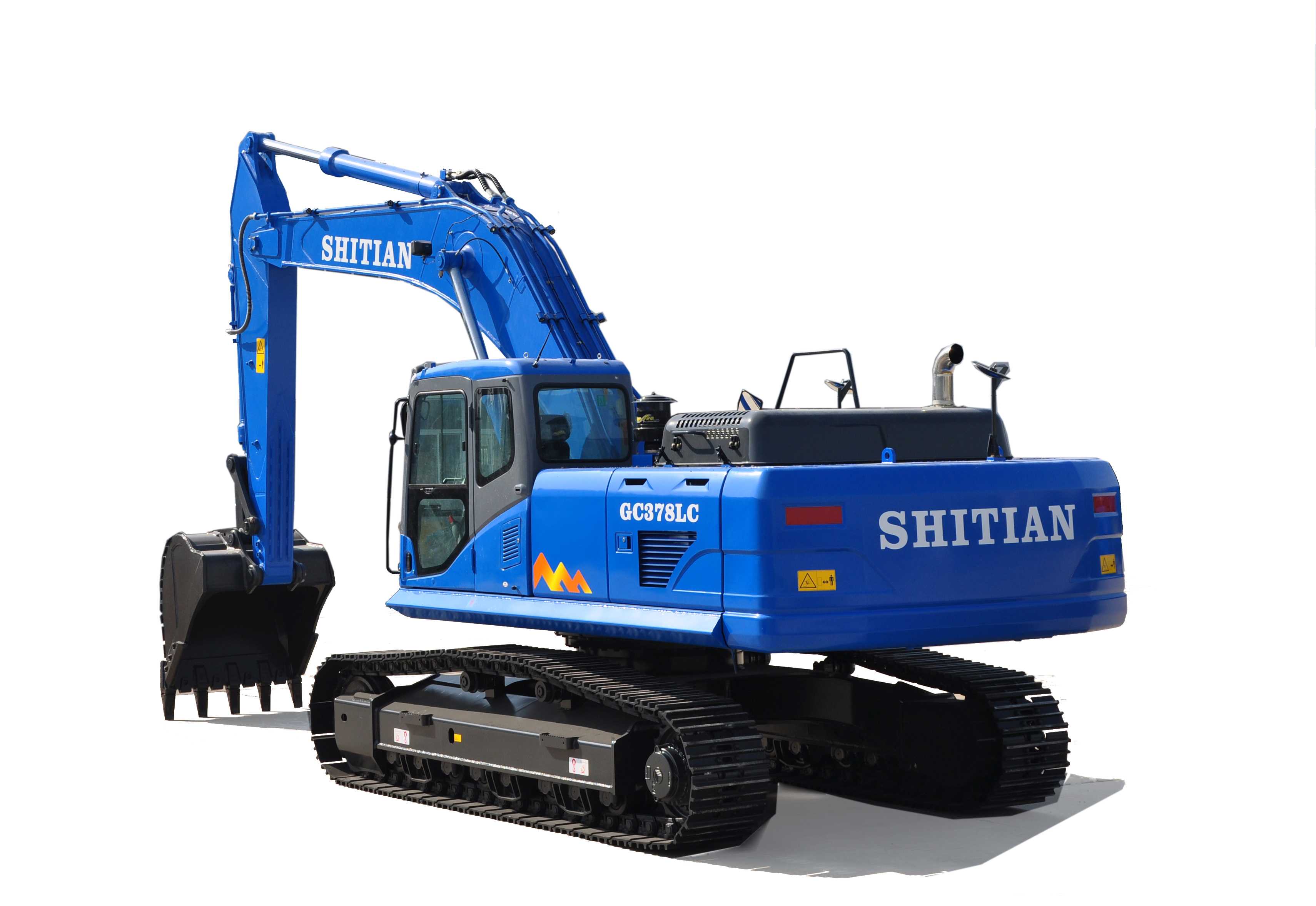 Une pelle hydraulique de 37 tonnes