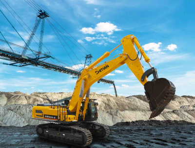 Excavadora hidráulica de 80 toneladas para trabajo pesado con diseño avanzado