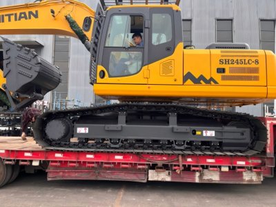 Shandong Shitian SH245LC-8 Custom Excavator Shipped – High Performance Export Model
