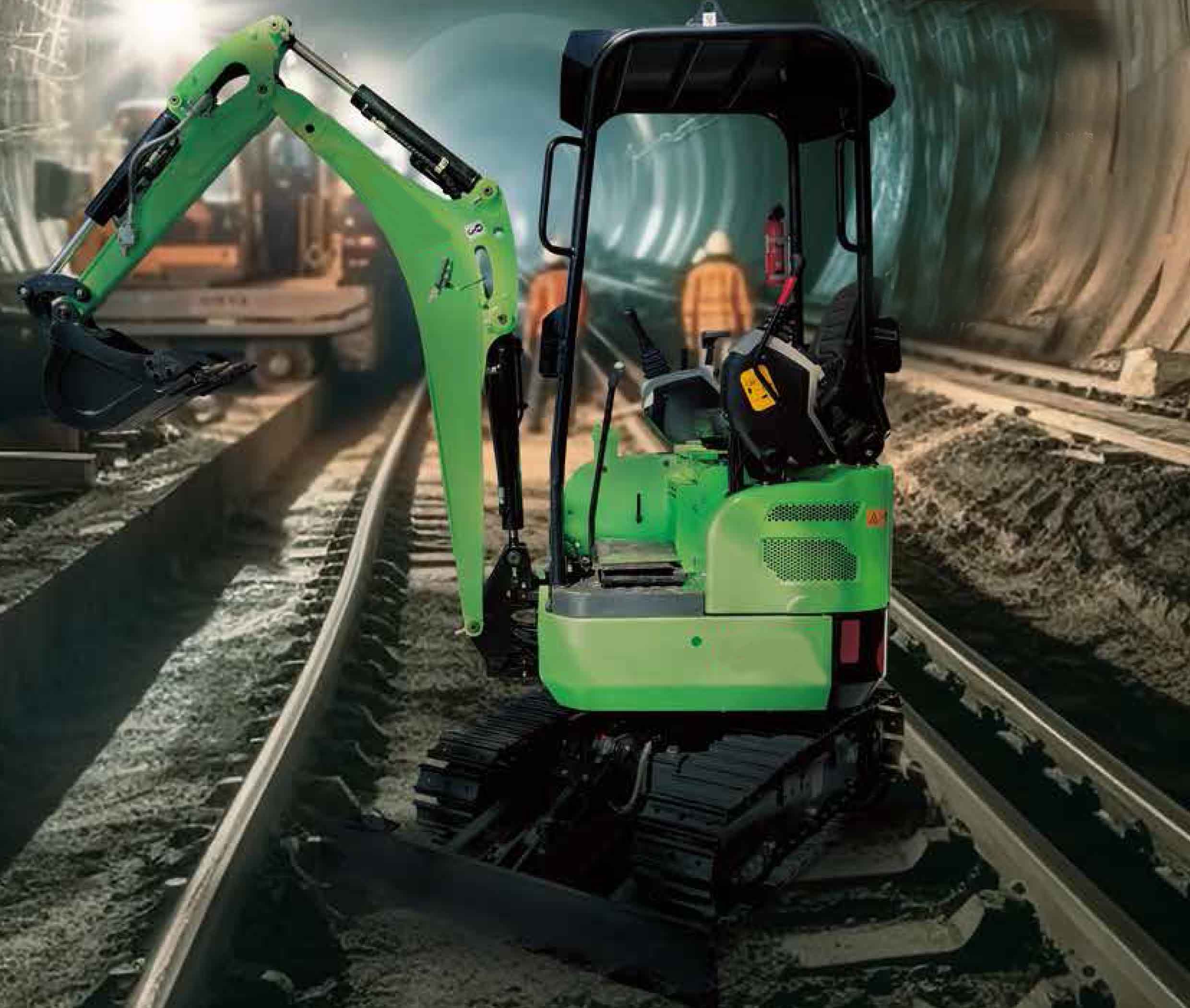 حفارة كهربائية زاحفة سعة 1.8 طن