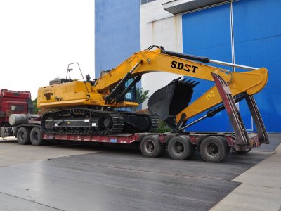 Transporte de excavadoras