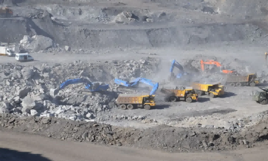 Construction drawings of the mining area in Ordos, Inner Mongolia